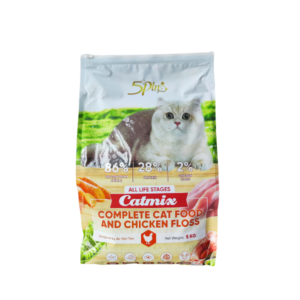 Hạt 5 plus catmix chà bông