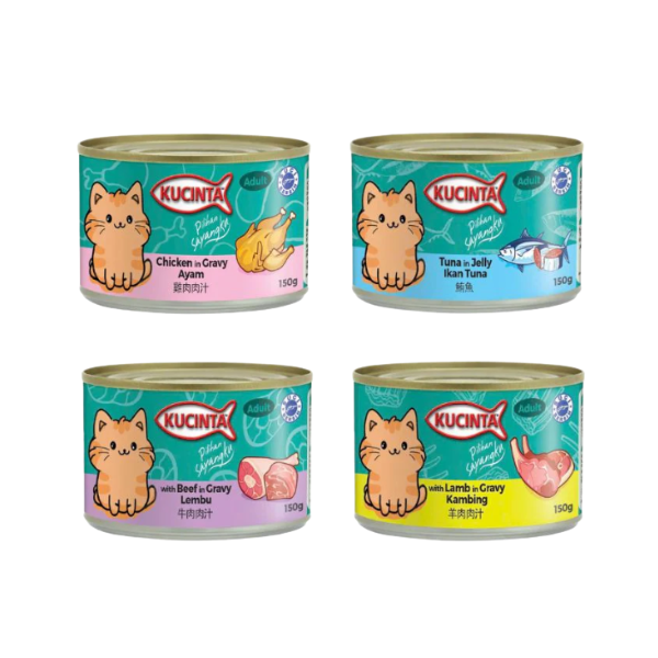 Pate Cho Mèo Trưởng Thành Kucinta Lon 150g