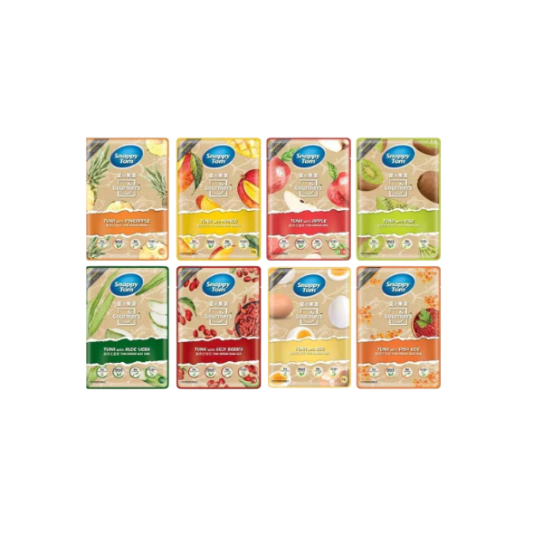 Pate Cho Mèo Snappy Tom Gourmers Cá Ngừ &amp; Trái Cây 70g