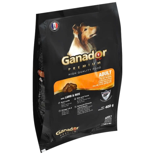 Hạt Ganador Adult Cho Chó Trưởng Thành Vị Cừu &amp; Gạo