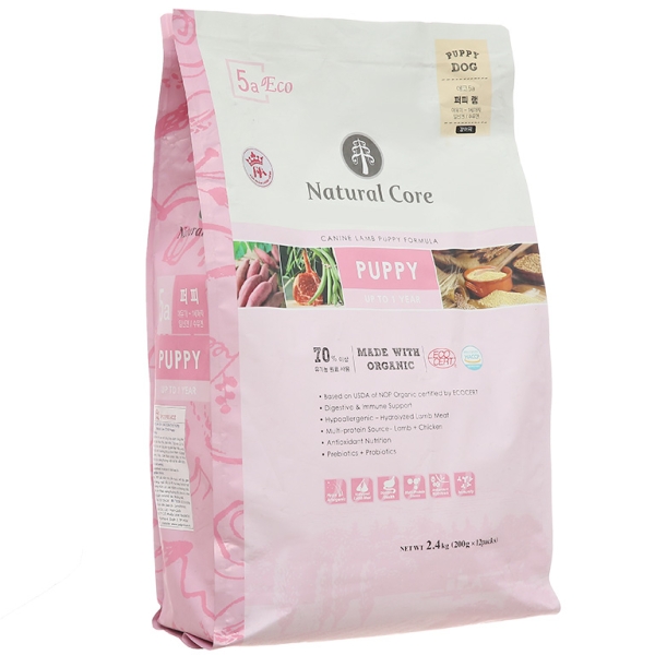  Thức ăn cho chó con Natural Core Puppy Eco5a vị thịt cừu 1kg