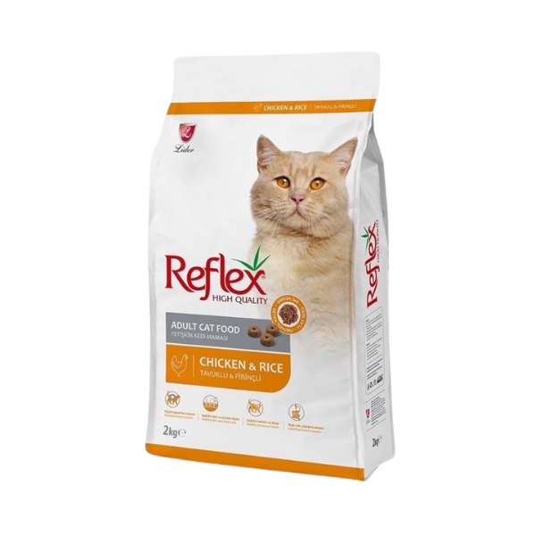 Thức ăn hạt cho mèo Reflex Adult Cat Food Chicken &amp; Rice