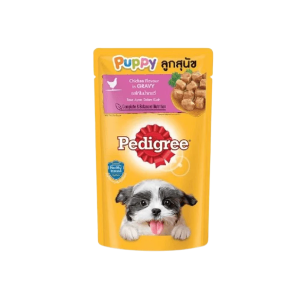 Pate Gói Cho Chó Con Pedigree Vị Gà Nấu Sốt 130g